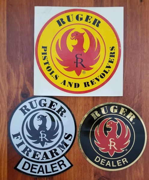 Ruger P and R Decal and Dealer Decals