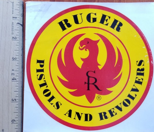 Ruger P and R Decal with ruler