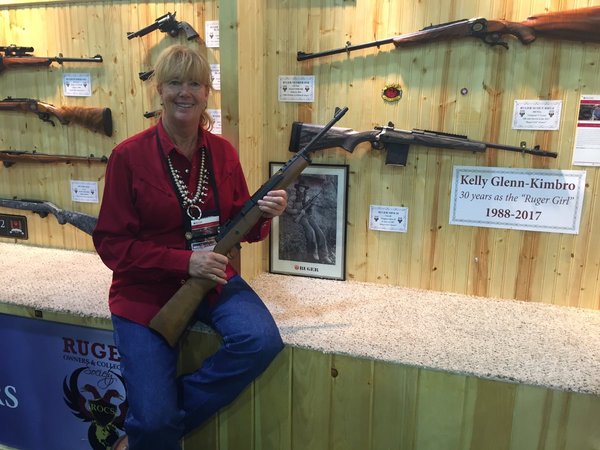 RUGER'S &quot;KELLY GIRL&quot; AT THE ROCS DISPLAY  NRA ANNUAL MEETING