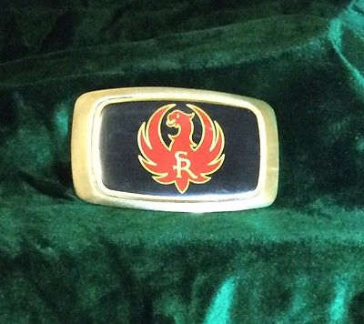 Ruger Black-Red Belt Buckle #1.jpg