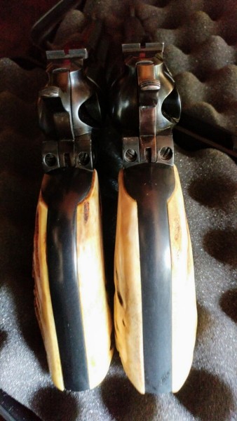 New grips on left.