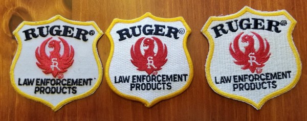 Ruger Law Enforcement patches 3 different thread patterns