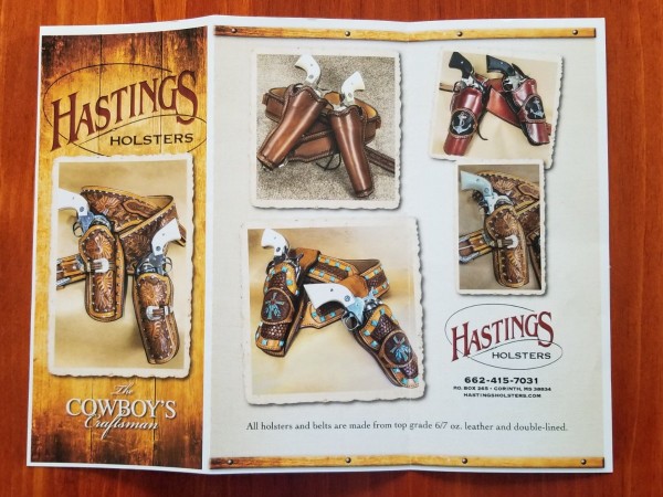 HASTINGS Holsters poster